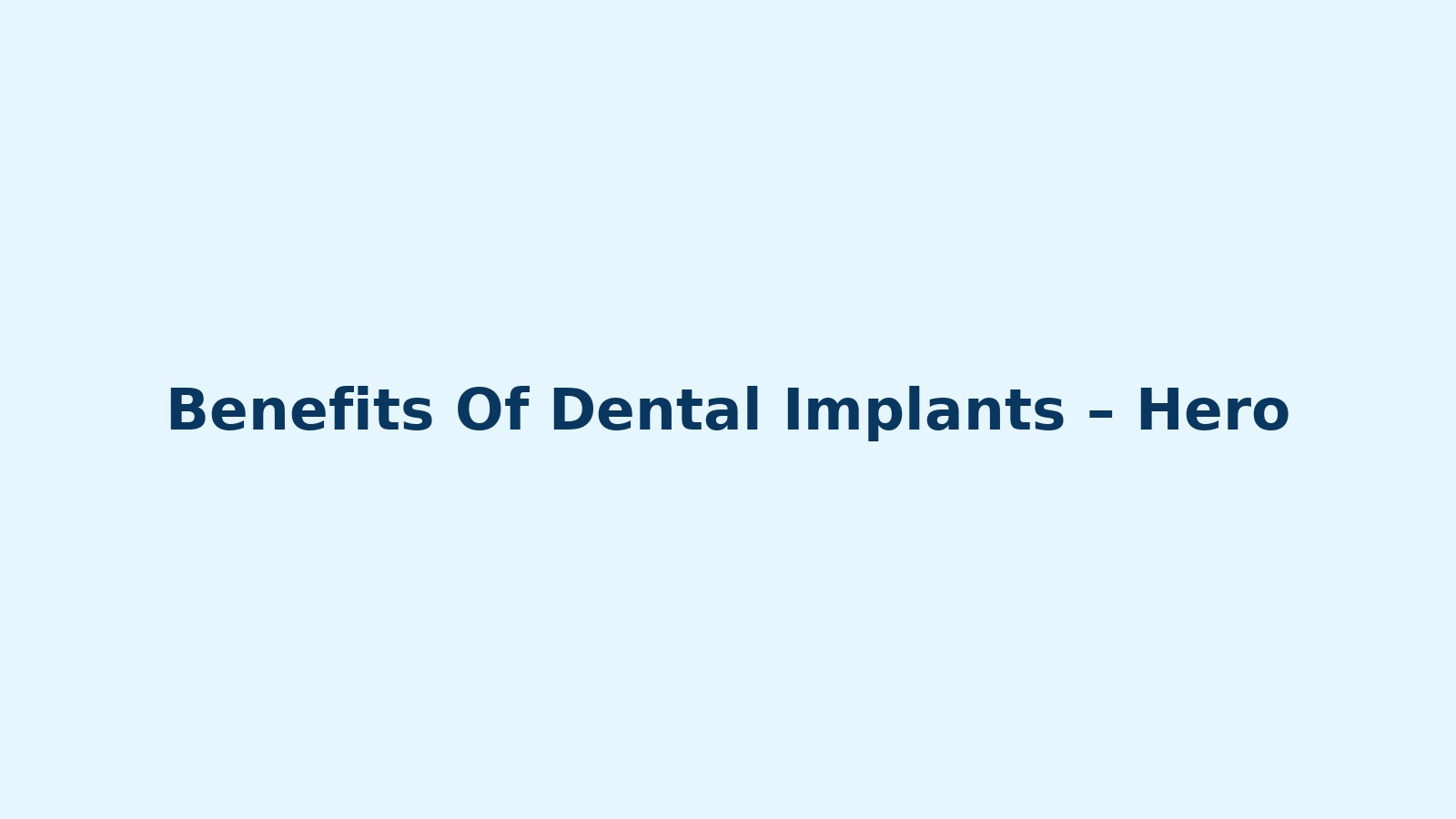 Avantages des implants dentaires