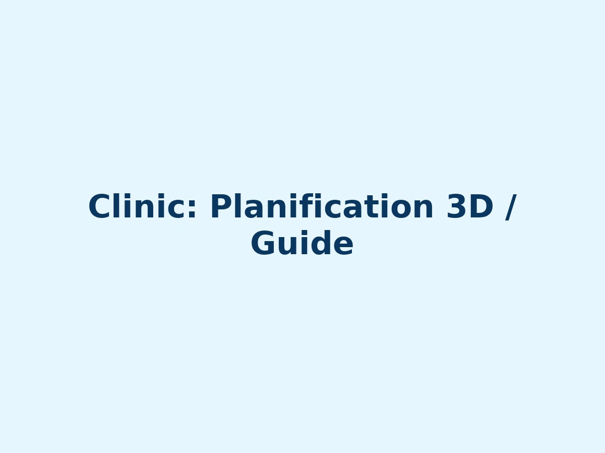 Planification 3D et guide chirurgical pour implants à M’saken